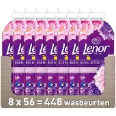 Lenor 8x Lenor Wasverzachter Bloemenboeket 56 Wasbeurten 1176 Ml