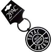 Tupac - Trust Nobody Sleutelhanger - Zwart