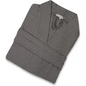 Kayori Geisha Badjas Wafel Extra lang - Antracite | M (Kleur: Antracite)