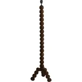 Light & Living Vloerlamp 35x35x130 cm VEGLIO hout mat donker bruin