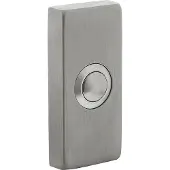 Intersteel Rechthoekige deurbel Chimea RVS