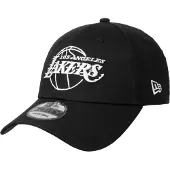 New Era Pet 'NBA League Essential 9Forty' zwart / wit