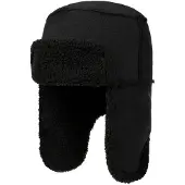 Ugg Heren Mutsen Bonded Fleece Trapper - Zwart - Maat L/XL