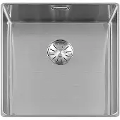 Lorreine Slim Series spoelbak 40x40cm RVS 40SL1016