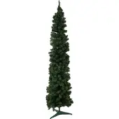 Greenland Smalle Kunstkerstboom 180 cm - D45 cm -Potloodmodel -incl. voet -Compact