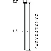 Dutack Brad SKN16 Cnk 60 mm doos 2.500 stuks - 5138038