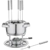 Spring Vork van Bourguignonne, Fondue Set, Zilver