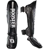 Booster Fight Gear - Scheenbeschermer - V3 - Zwart - Maat M