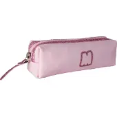 Marshmallow Half Glitter Pink etui - 22 cm lang
