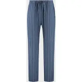 Yumeko Pyjamabroek Flanel L Blauw - Eco, Bio & Fairtrade