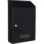 Rottner tresor Rottner Brievenbus Fiona - Zwartgrijs - 36x23,5x9,5cm