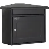 Rottner tresor Rottner Brievenbus Lillian Antraciet |35x39x20,5cm|