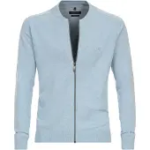 Casa Moda Casual Regular Fit Vest blauw, Effen