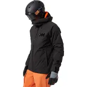 Helly Hansen Powderface, ski jas, meneer, zwart
