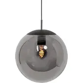 Steinhauer Hanglamp Bollique zwart met smoke glas