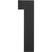 Intersteel XL huiscijfer 30 cm hoog - mat zwart