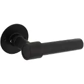 Intersteel Deurklink L L Krucko Met Plat Rozet 2mm Zwart