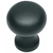 Intersteel Meubelknop met punt ø25mm - smeedijzer zwart