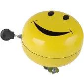 M-Wave Fietsbel ding-dong ø80mm - smiley yellow