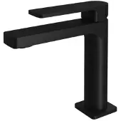 Hotbath Wastafelkraan gal 16.3 cm mat zwart