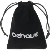 Behave Elastische armband metaal met blauwe facet kralen