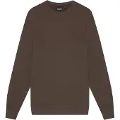 Lyle & Scott Lyle &amp; Scott Tonal Eagle Form Groene Ronde Hals Trui