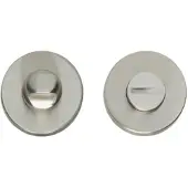 Intersteel Rozet met toilet-/badkamersluiting verdekt 50x8mm - nikkel mat