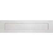 Formani Square LSQ620 buitenbriefplaat met veer - mat RVS