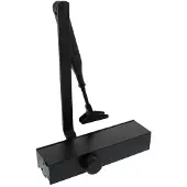 Intersteel deurdranger met schaararm 207x55x40 mm sluitkracht 2-4 zwart