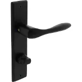 Intersteel Deurklink Banaan WC-sluiting 63/8 zwart