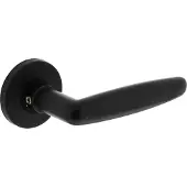 Intersteel Deurkruk Sophie met rozet Ø49x7mm verdekt mat zwart