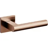 Olivari Design deurklink Euclide Q mat koper