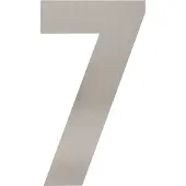 Intersteel XXL huiscijfer 50 cm hoog - RVS