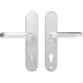 Axa Veiligheidsbeslag Oval+ Kruk/Kruk Kerntrek PC92 SKG***