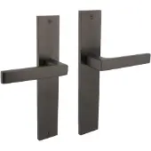 Intersteel Deurkruk Hera op schild 245x45 mm blind antracietgrijs