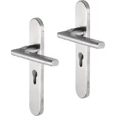 Impresso Kirby RVS geborsteld op Ovaal schild
