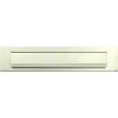 Axa Brievenbus Briefplaat met grote inwerp-opening Inox, Aluminium F6 325 x 67 mm
