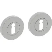 Intersteel | Rozet met sleutelgat | Rond | 52x10mm | Wit