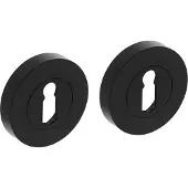 Intersteel | Rozet met sleutelgat | 52x10mm | Zwart