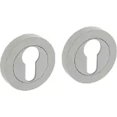 Intersteel cilinderrozetten verdekt 52x10mm - wit