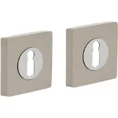 Intersteel | Rozet met sleutelgat | Vierkant | Chroom