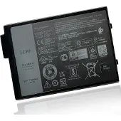 Dell 7WNW1 accu (11.4 V, 4342 mAh, 51 Wh, origineel)