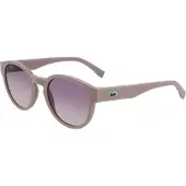 Lacoste Ronde Dames Transparant Lichtgrijs Taupe Nude Kleurverloop L6000S