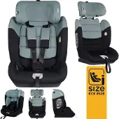 Babygo Lumo i-Size autostoel - voor kinderen van 76-150 cm - Groep 1-2-3 (9-36kg) - Autogordel bevestiging - Groen