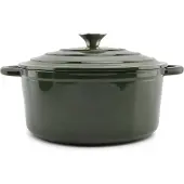 Salt & pepper Kookpot 26cm gietijzer groen Ferno