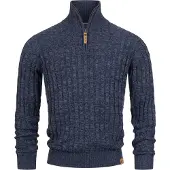 INDICODE JEANS Trui ' Hector ' blauw