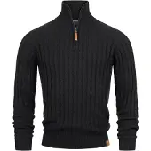 INDICODE JEANS Trui 'Hector' zwart