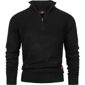 INDICODE JEANS Trui 'Lokant' zwart