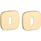 STILE APRILE Sleutelrozet Afgerond Goud Gepolijst 53x53x7mm