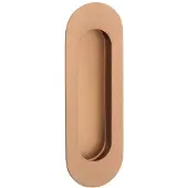 STERK Schuifdeurkom 1717 – ovaal 120x40mm – koper PVD